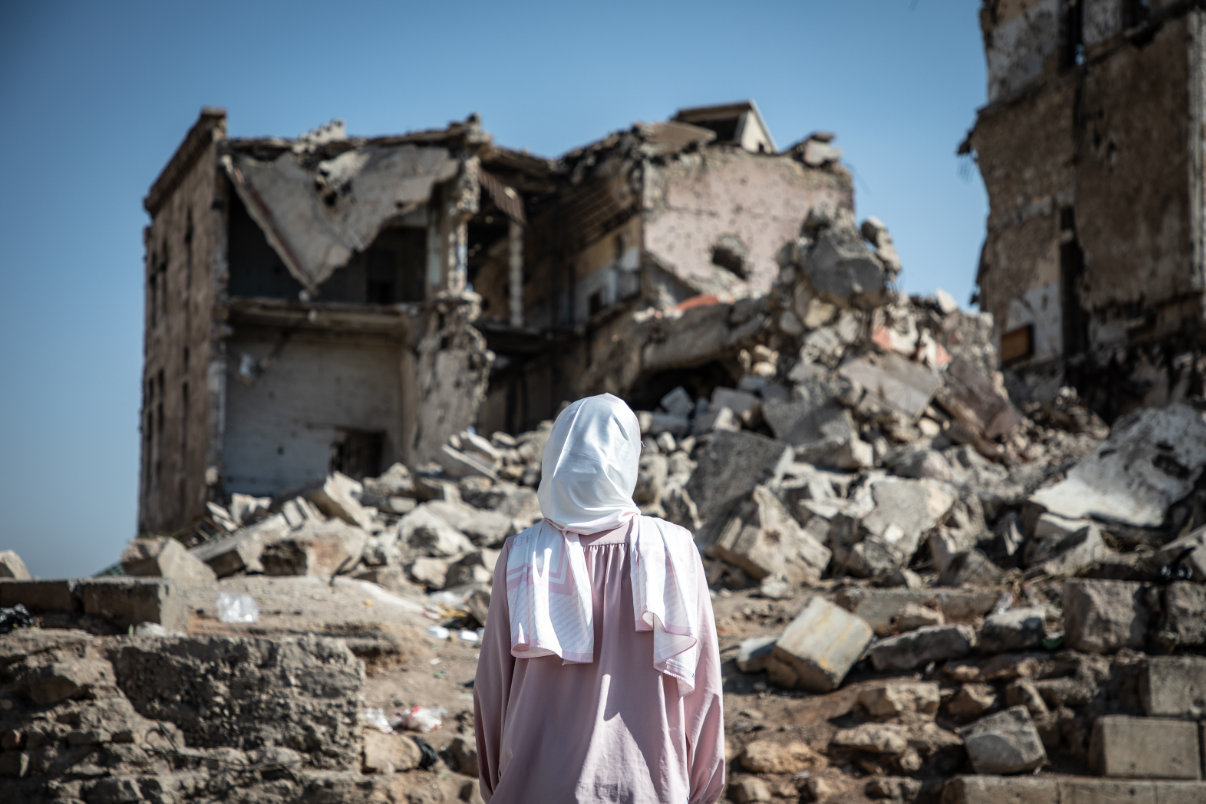 Destruction in Aleppo, in this image taken in October 2025. (HALO Trust/Bethany Langham)