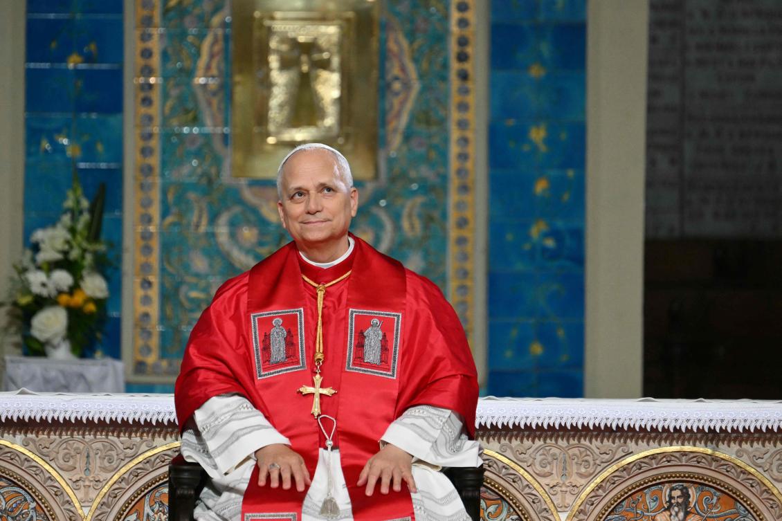 Pope Leo XIV is the first American to lead the Catholic church. (AFP)