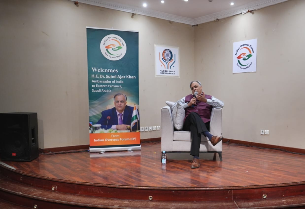 India’s Ambassador to the Kingdom Dr. Suhel Ajaz Khan visited the Eastern Province on April 12 and held interactive sessions with the community. (Supplied)