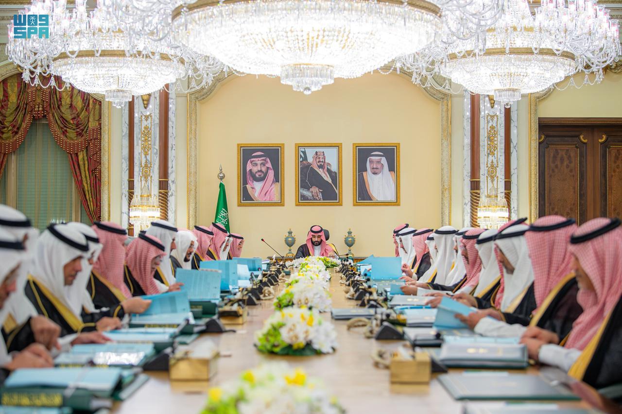 Saudi Arabia’s Crown Prince Mohammed bin Salman chairs Tuesday’s Cabinet session. (SPA)
