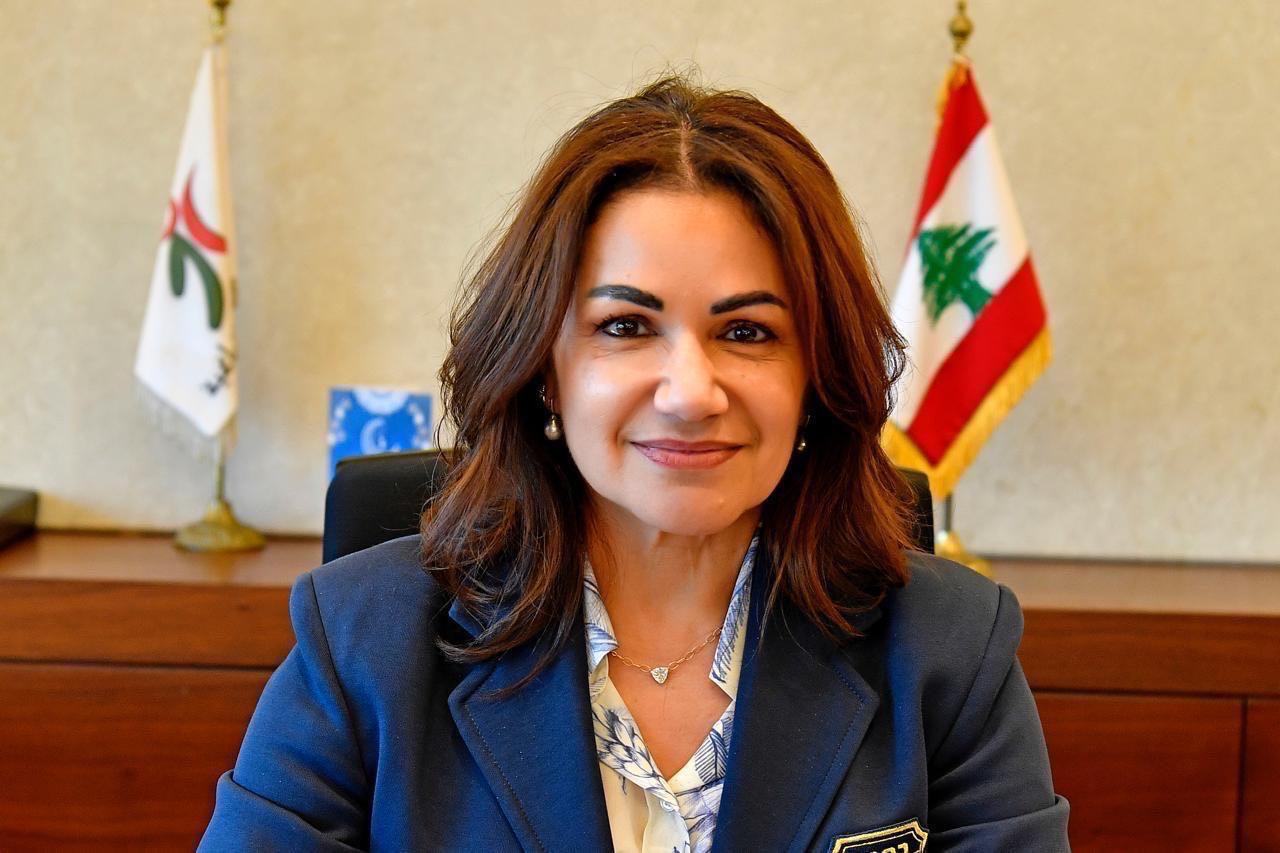 Haneen Sayed, Lebanon’s minister of social affairs, outlines the scale of the crisis facing Lebanon and emphasizes the urgent need to strengthen state institutions. (Supplied)