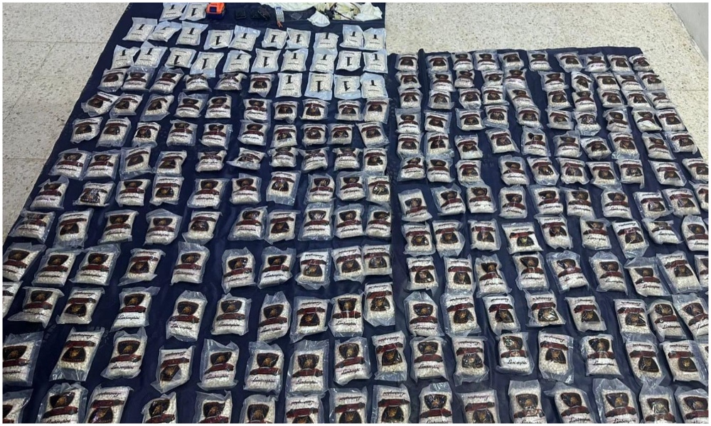 Security forces intercepted electronically guided balloons carrying narcotics. (Petra)