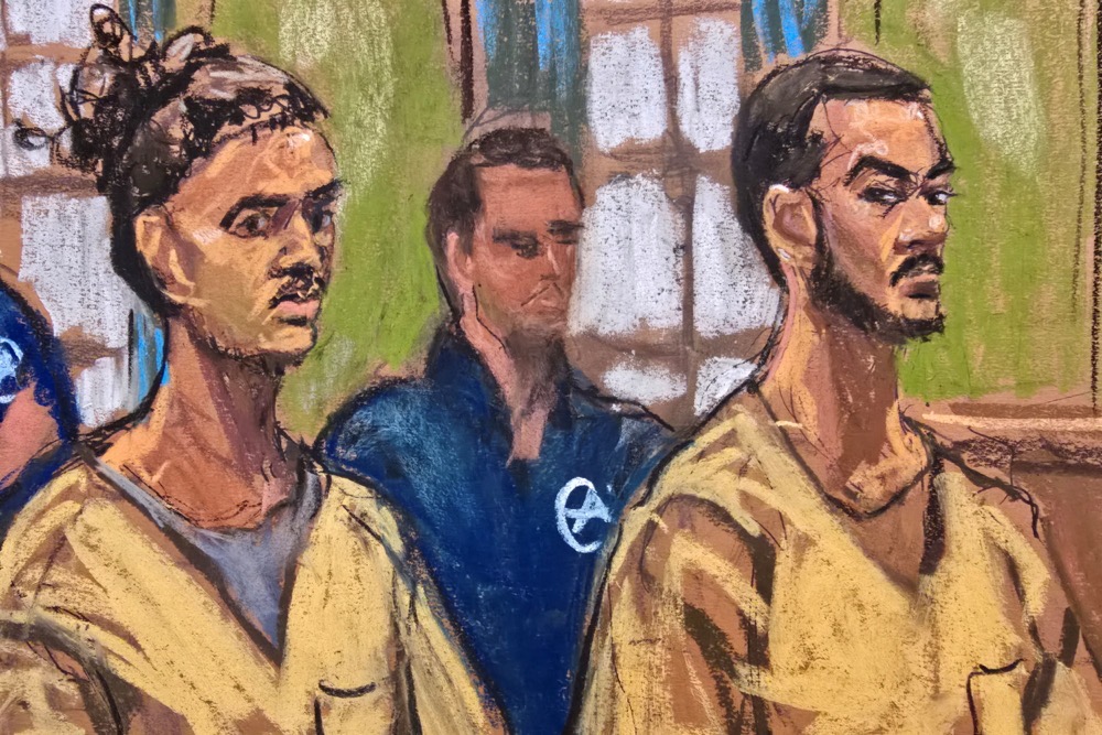 Emir Balat, 18, and Ibrahim Kayumi, 19, entered the pleas during a brief appearance in federal court in Manhattan. (Reuters)