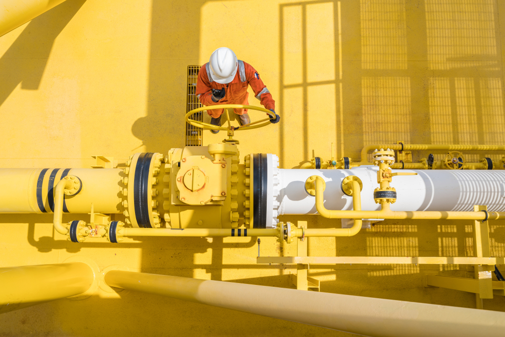 Brent crude futures were down 26 cents to $94.67 a barrel at 09:11 a.m. Saudi time. Shutterstock