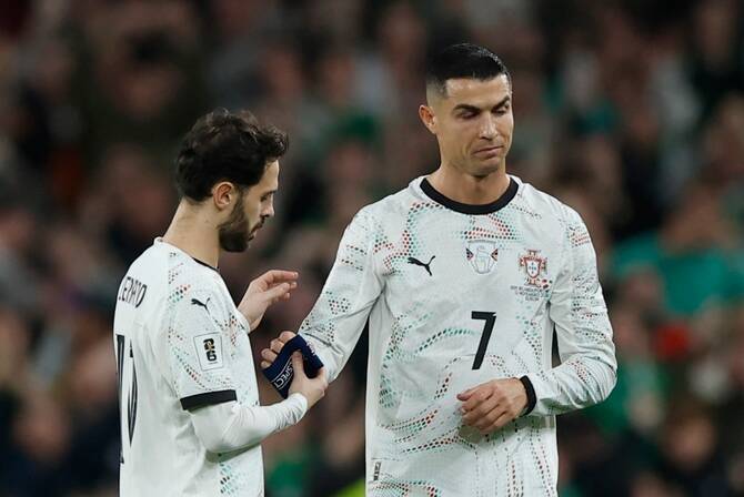 One more chance. At 41, Cristiano Ronaldo realistically gets only one more shot at a World Cup trophy to cap an already illustrious career. (X/@JacobsBen/File)