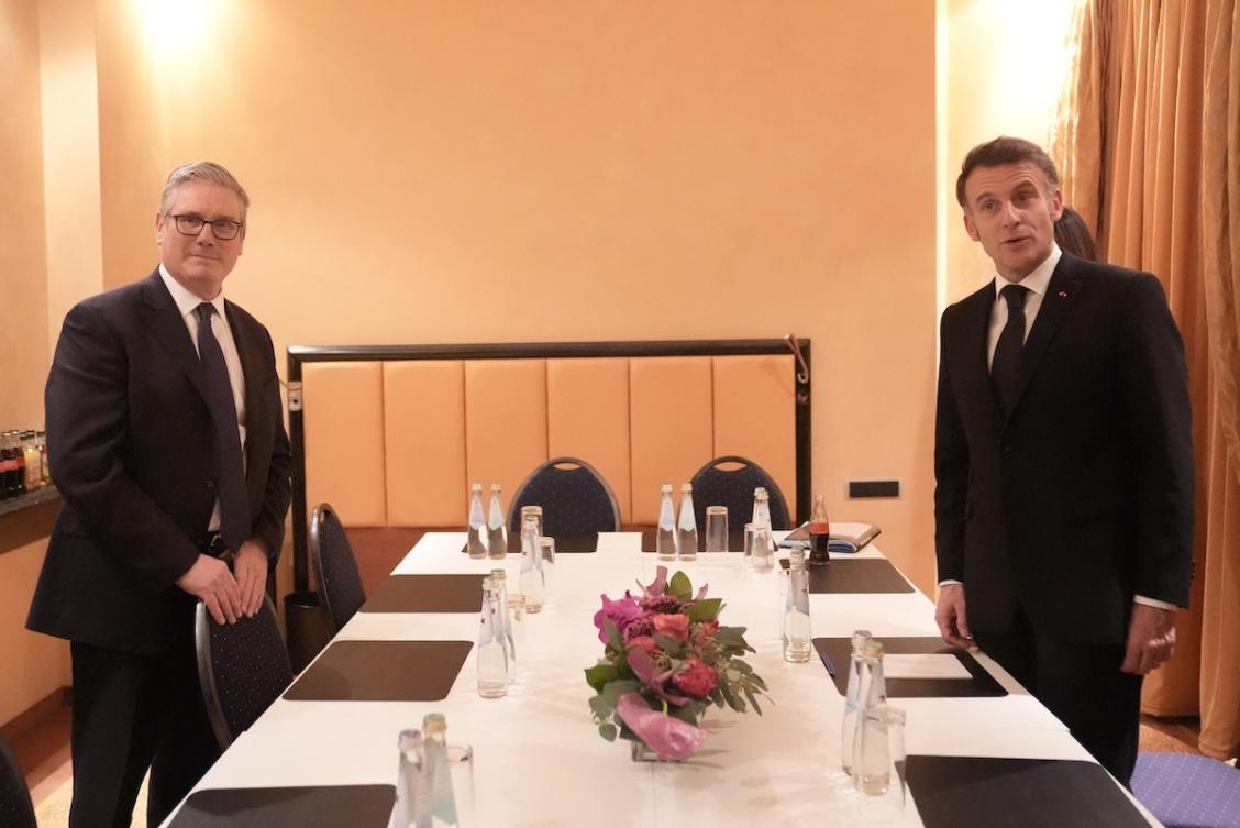 Macron and Starmer hold international summit on reopening the Strait of Hormuz. (FILE/AFP)