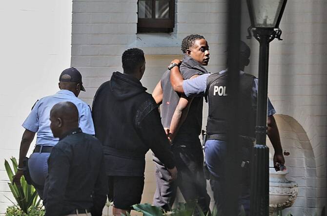 The youngest son of Zimbabwe’s former leader Robert Mugabe pleaded guilty on Friday to pointing a gun and illegally being in South Africa but denied shooting and badly wounding his gardener after an altercation. (X/@IOL)