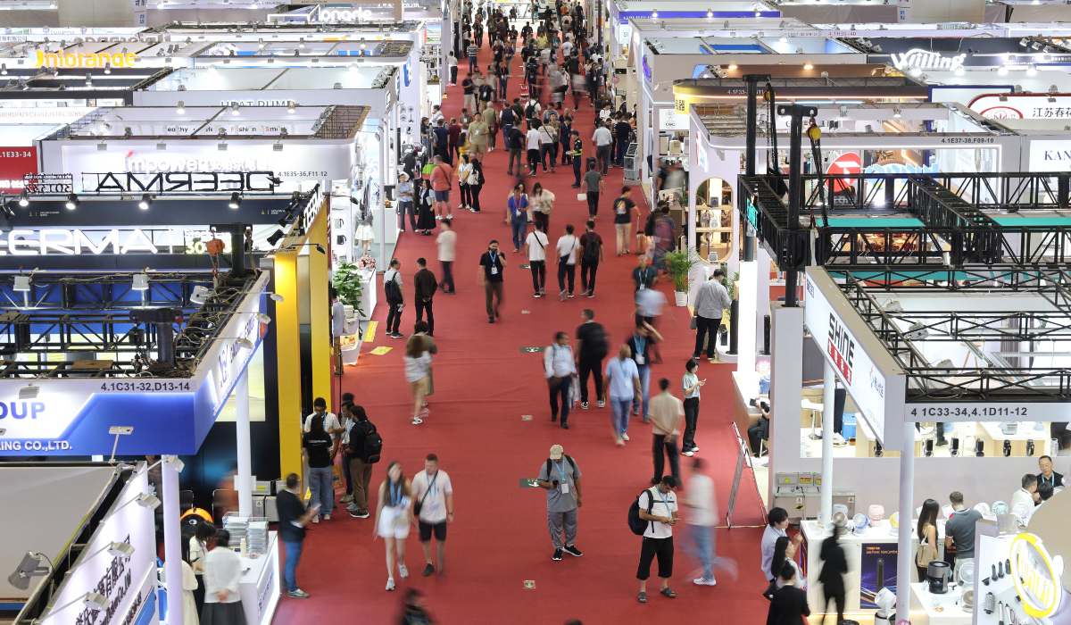 People visit the China Import and Export Fair, commonly known as the Canton Fair, in Guangzhou, Guangdong province, China, April 15, 2026. (REUTERS)