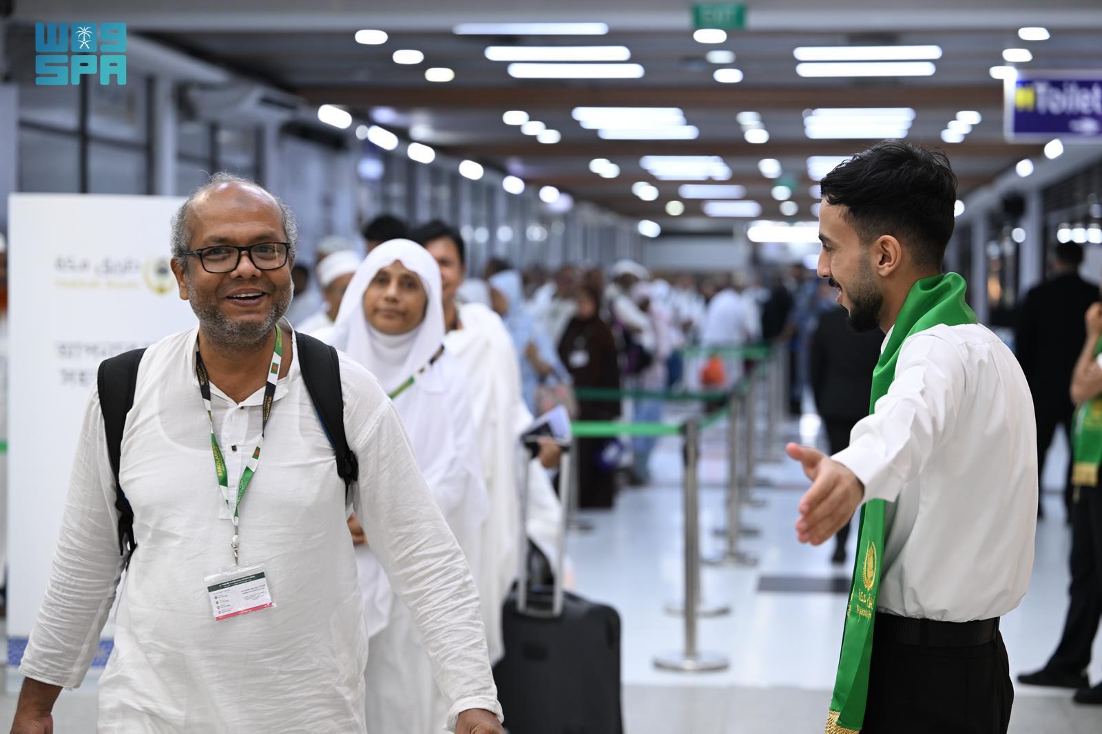 Bangladeshi Hajj pilgrims departed from Hazrat Shahjalal International Airport in Dhaka on Saturday. (SPA)