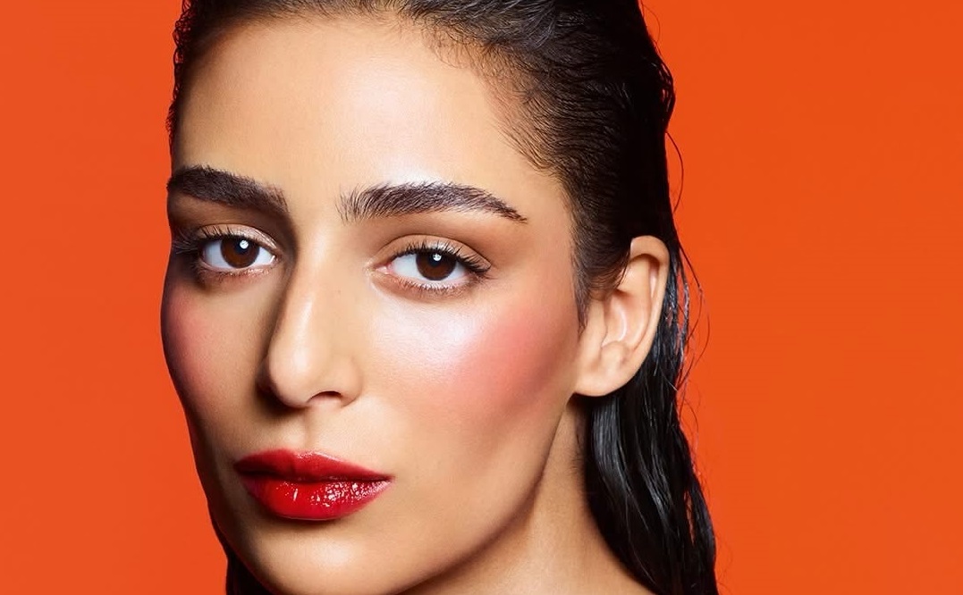 Nora Attal, known for hitting the runway for the world's leading luxury brands, posed for Dolce&Gabbana Beauty. (Instagram)