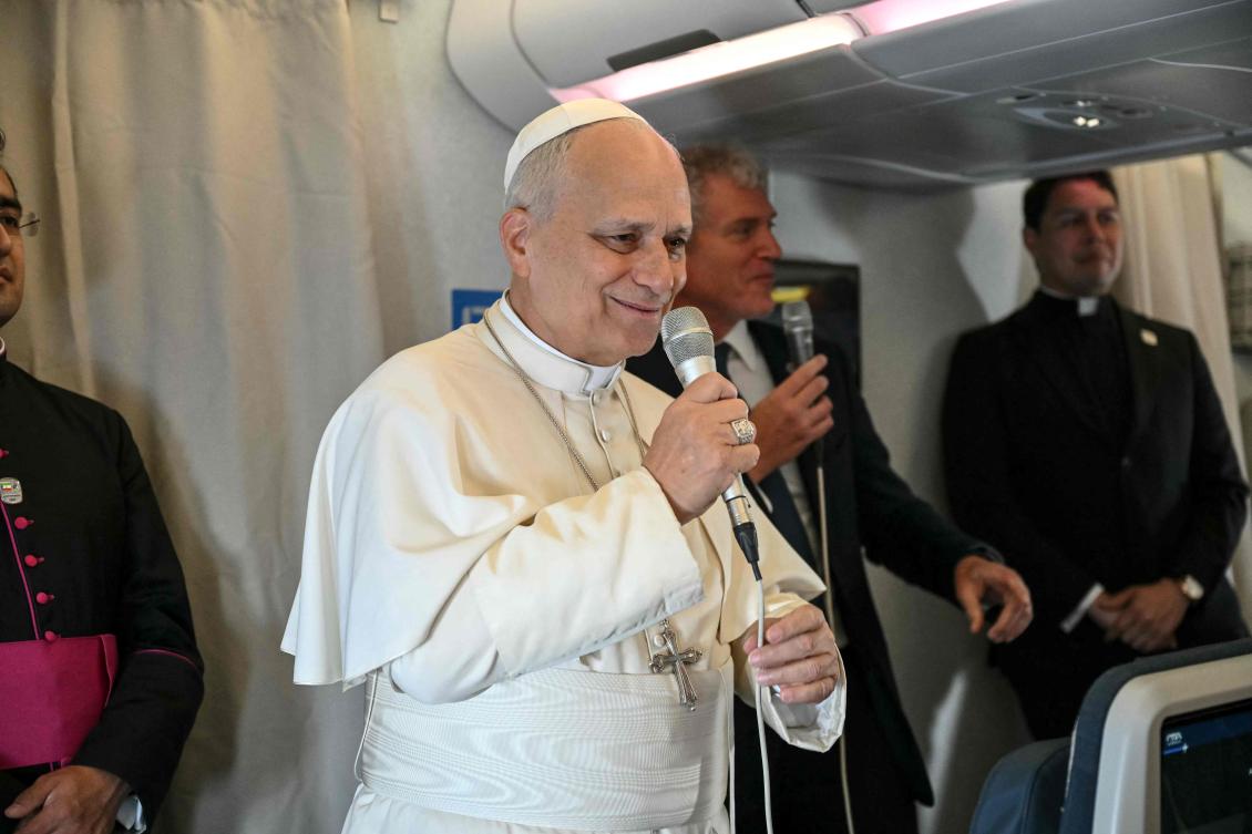 Pope Leo XIV paid tribute to the late Pope Francis, recalling his preaching about God’s mercy and his gestures of solidarity with poor people. (AFP)