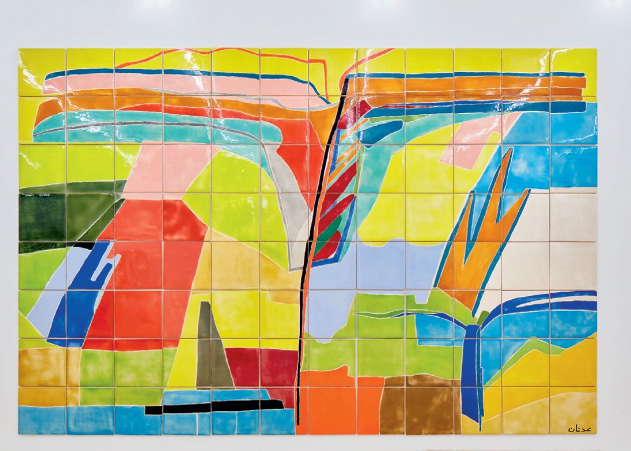 Etel Adnan’s ‘Untitled.’ (Supplied)