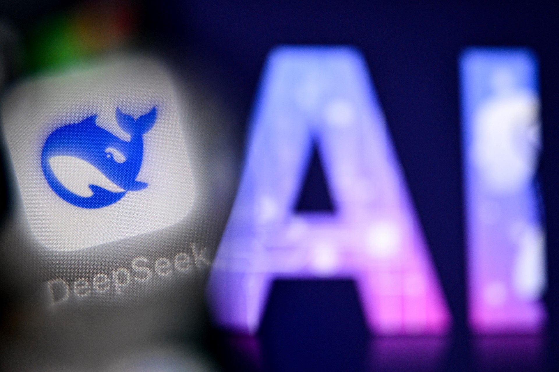 The logo of the Deepseek AI application on a smartphone screen in Frankfurt am Main, western Germany. (Files / AFP)