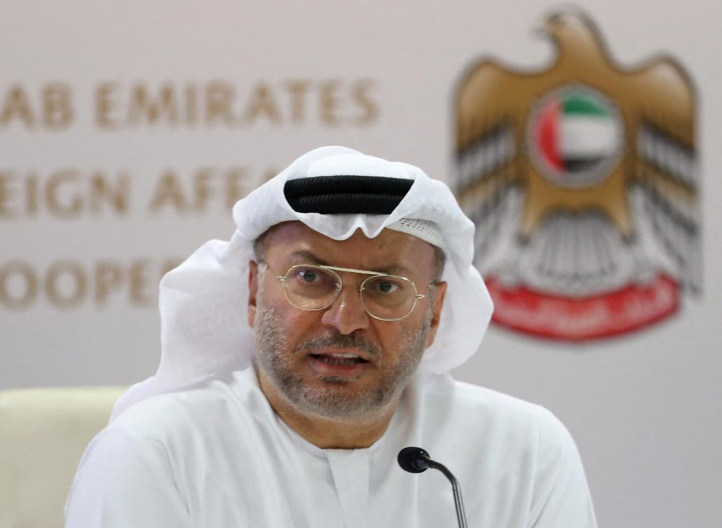 UAE presidential adviser Anwar Gargash said that 89 percent of the Iranian attacks targeted “civilians, civilian infrastructure, energy infrastructure.” (AFP file photo)