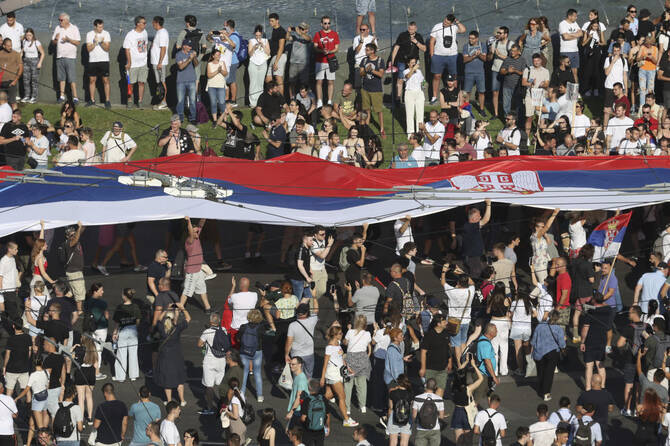 Serbia’s recent judicial reforms were rushed through without adequate public debate, a Council of Europe expert body warned on Friday, as it suggested revisions to some of the controversial aspects of the law. (AP/File)
