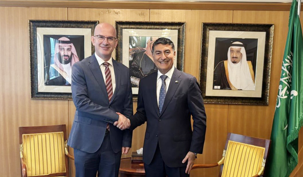 Saudi ambassador to Japan receives his Kosovan counterpart in Tokyo