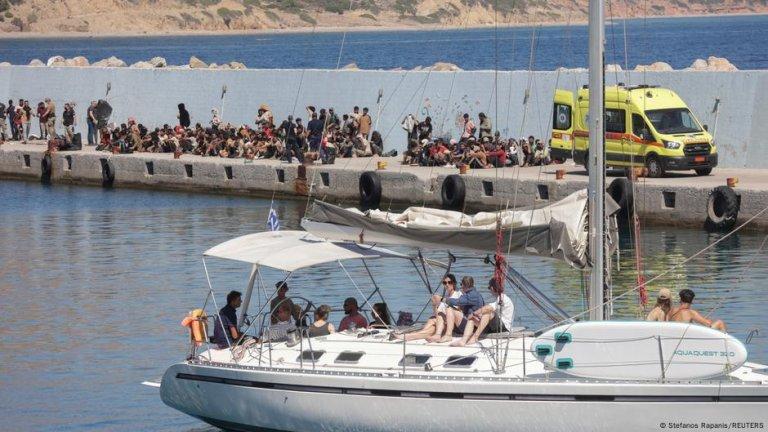 Migrants regularly attempt the perilous crossing from Libya to the Greek island of Crete. (Reuters)