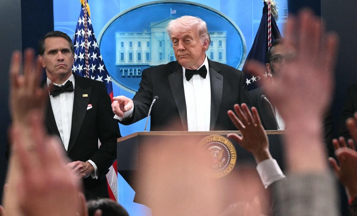 President Trump claimed that Iran had informed the US that "they are in a ‘State of Collapse." (AFP)