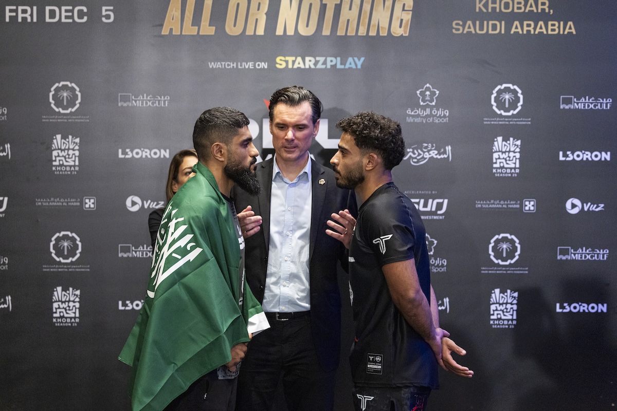 General Manager Jerome Mazet at the 2025 PFL Mena Championship Finals in Khobar. (Supplied)