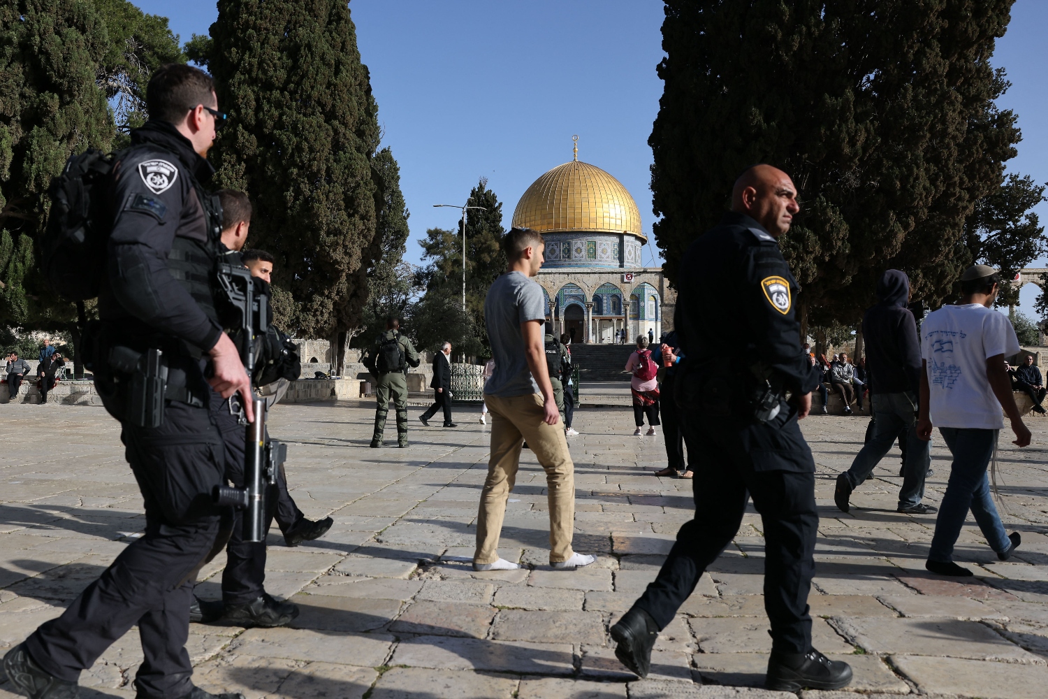 The dearth of visitors to Israel at this time means there are not many outsiders to witness their crimes (File/AFP)