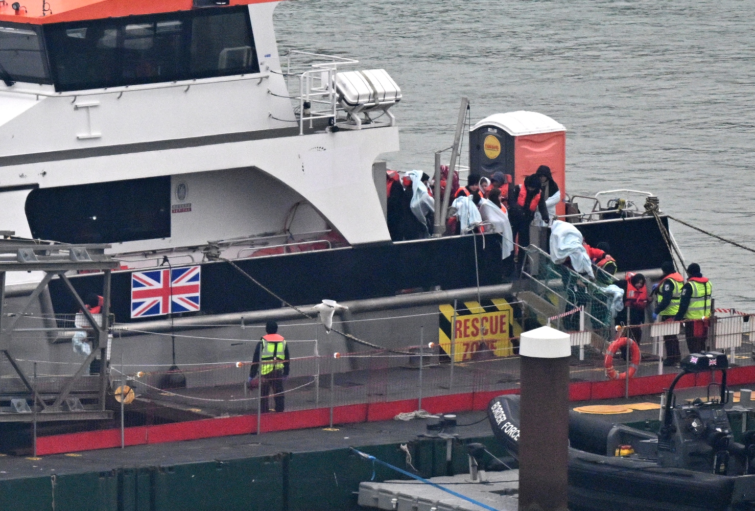 The UK government has agreed to pay France another £660 million to curb the flow of migrants and asylum seekers (File/AFP)
