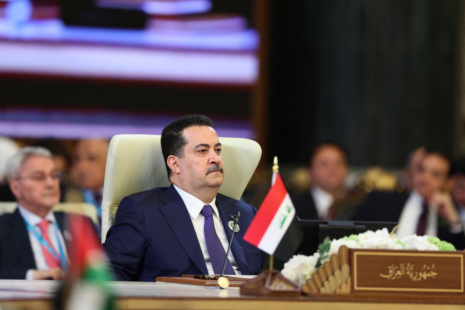 Washington has been demanding that Al-Sudani’s government dismantle the Iranian proxy groups funded and armed by Baghdad (AFP)