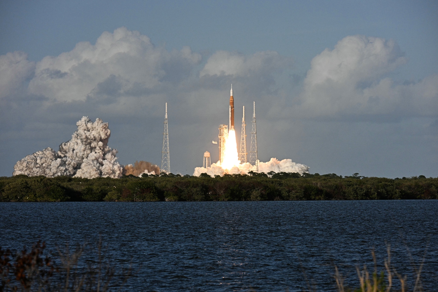The Middle East is at a pivotal moment in terms of the new, rapidly evolving global space race (File/AFP)