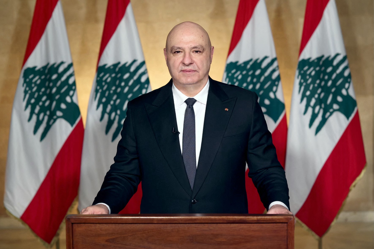 Aoun’s idealistic spirit was reminiscent of the daily orders he used to issue during his tenure as army commander (AFP)