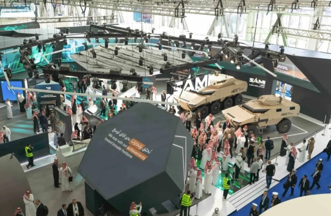 SAMI took part in the World Defense Show, which held in Riyadh in February. Asharq Al-Awsat
