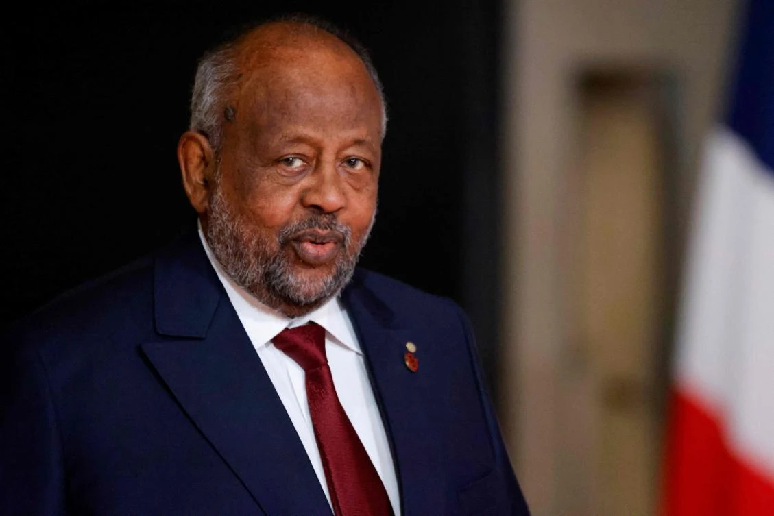 Djibouti’s President Ismael Omar Guelleh has ruled the country of about 1 million for more than two decades — the results of the 2021 election showed him winning nearly 99 percent of the vote. (AFP)