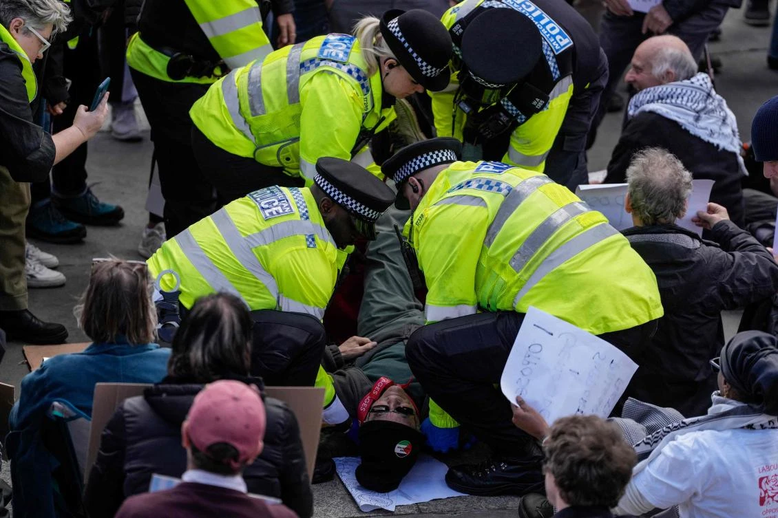 Police say over 500 arrested at pro-Palestinian rally in London