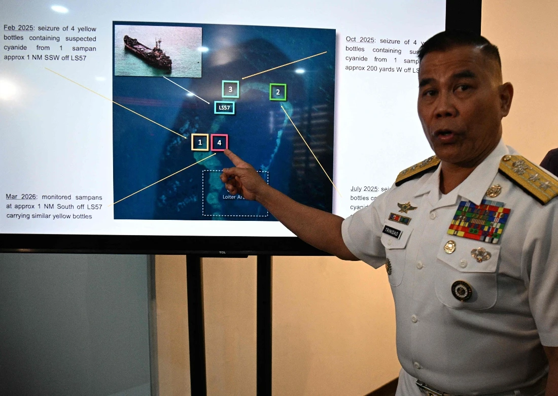 Philippines accuses China of poisoning disputed waters
