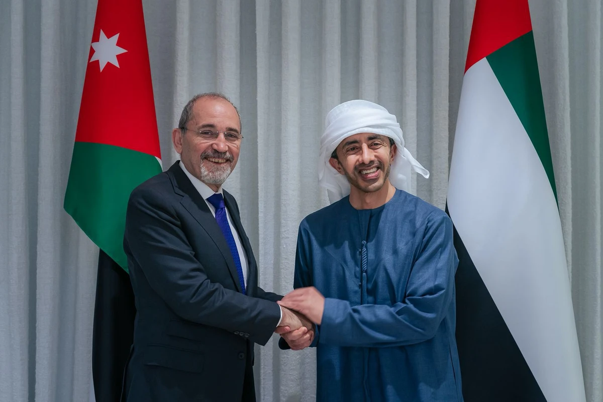 Jordanian and Emirati foreign ministers discuss regional developments in Abu Dhabi