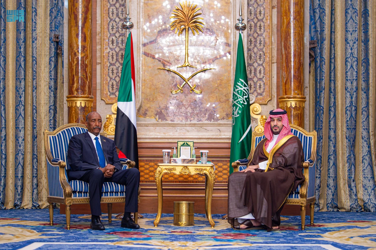 Saudi Arabia’s crown prince receives Sudan’s Al-Burhan
