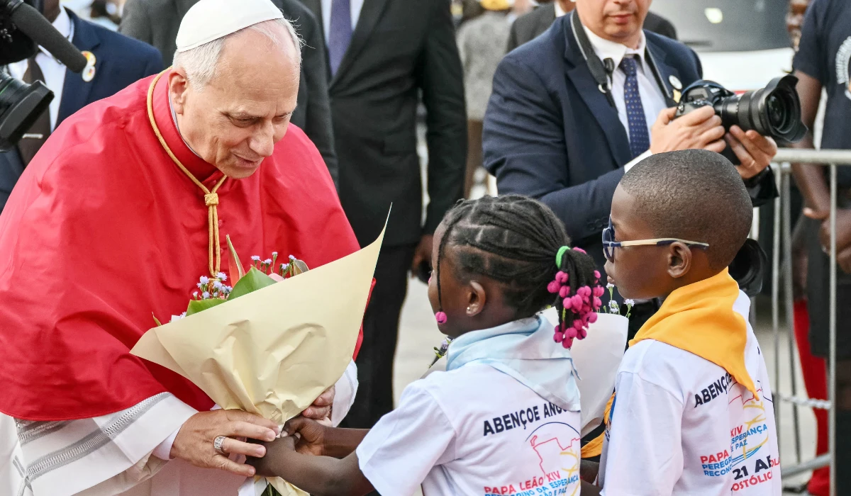 Pope Leo visits Angola’s diamond-rich northeast