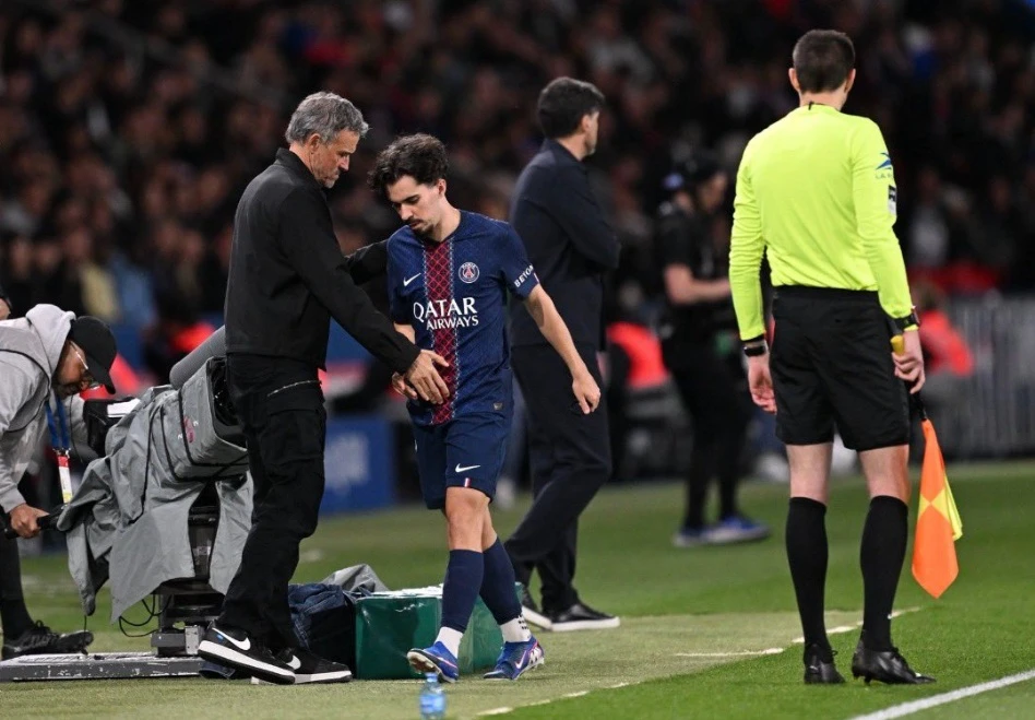PSG and Luis Enrique sweat on Vitinha ahead of Champions League semis