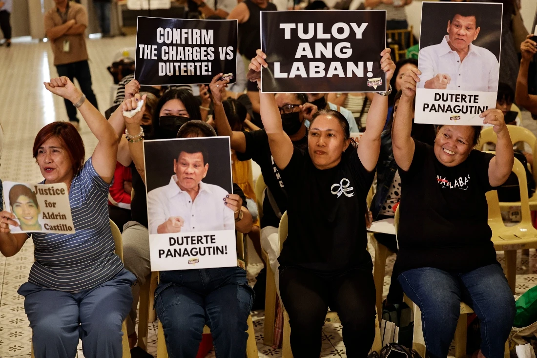 Ex-Philippine president Duterte to face trial on crimes against humanity charges