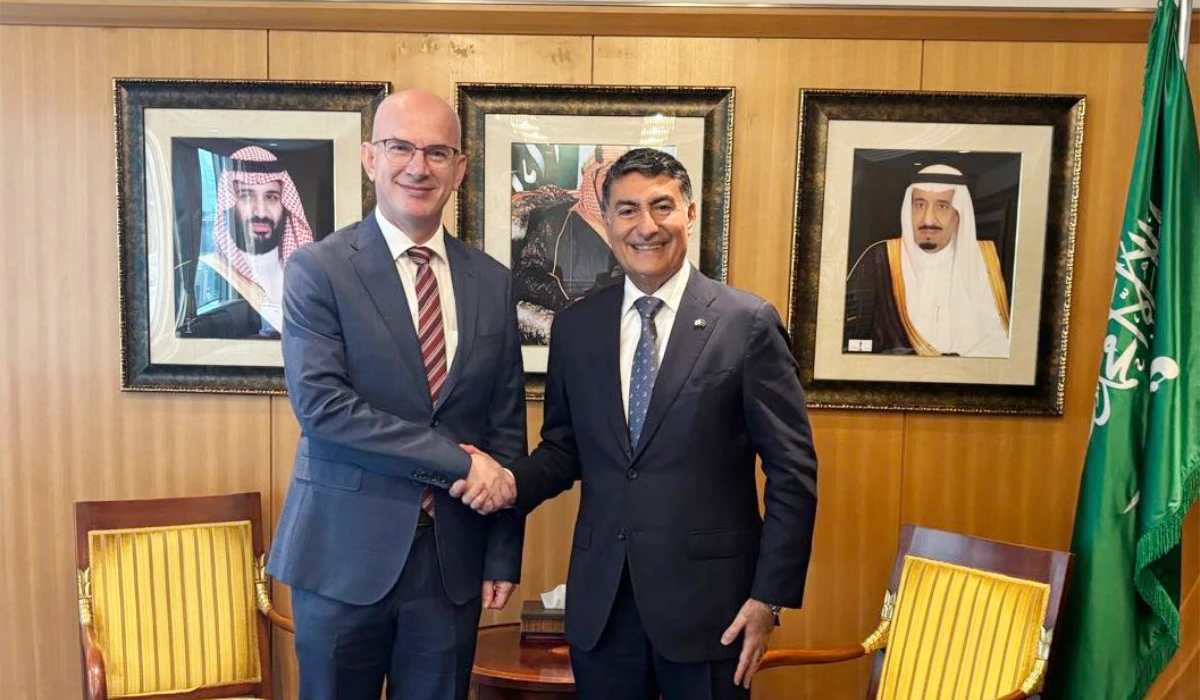 Saudi ambassador to Japan receives his Kosovan counterpart in Tokyo