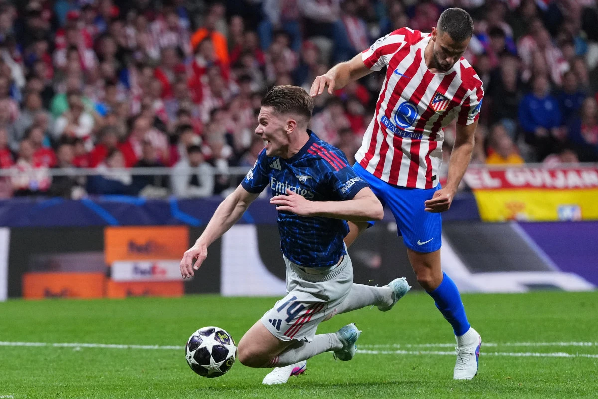 Arsenal, Atletico trade penalties in Champions League semifinal draw