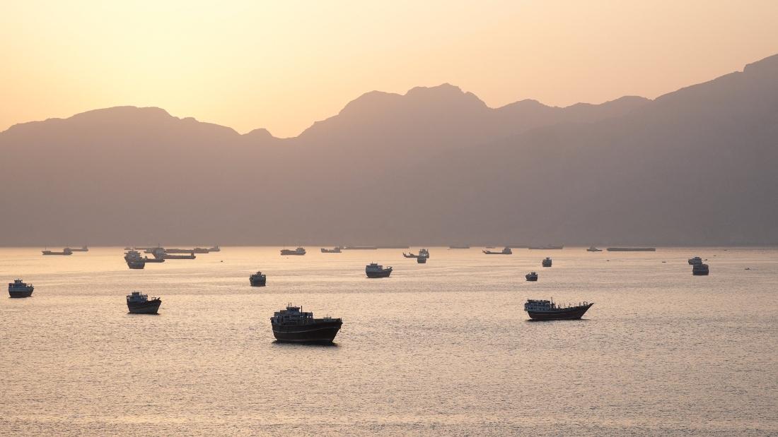 The strait, which normally carries one-fifth of the world’s oil and liquefied natural gas, has been effectively blockaded by Iran. (REUTERS)