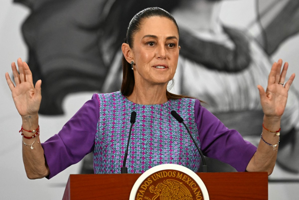 Sheinbaum says this is the first time that the US has made narcotrafficking charges public against a sitting governor or other high-ranking official. (AFP)