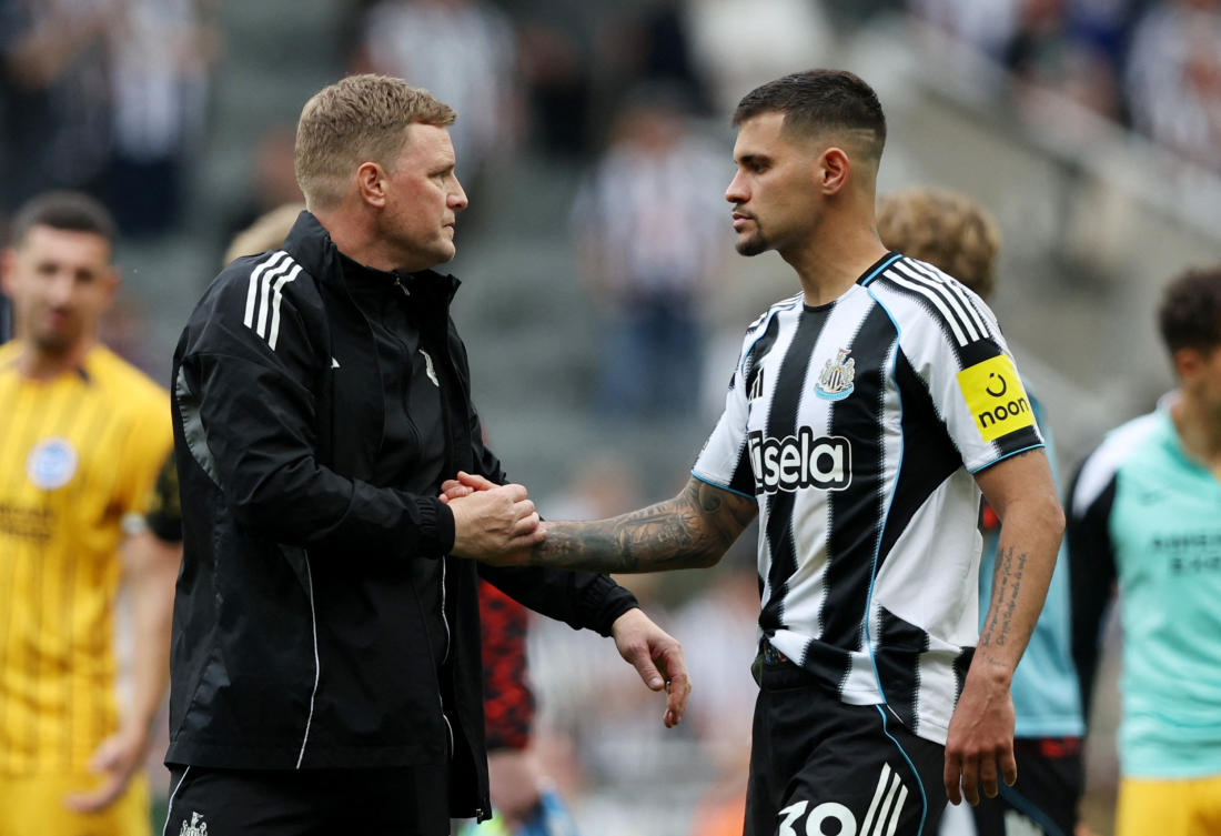 Relief for Howe as Newcastle end losing run with win over Brighton