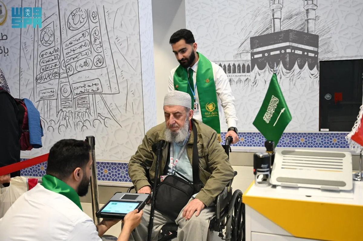 A key feature of the Makkah Route Initiative is a smart baggage coding system that allowing a pilgrim's bags to be transported directly to residences in Makkah and Madinah without the need for collection on arrival. (SPA)