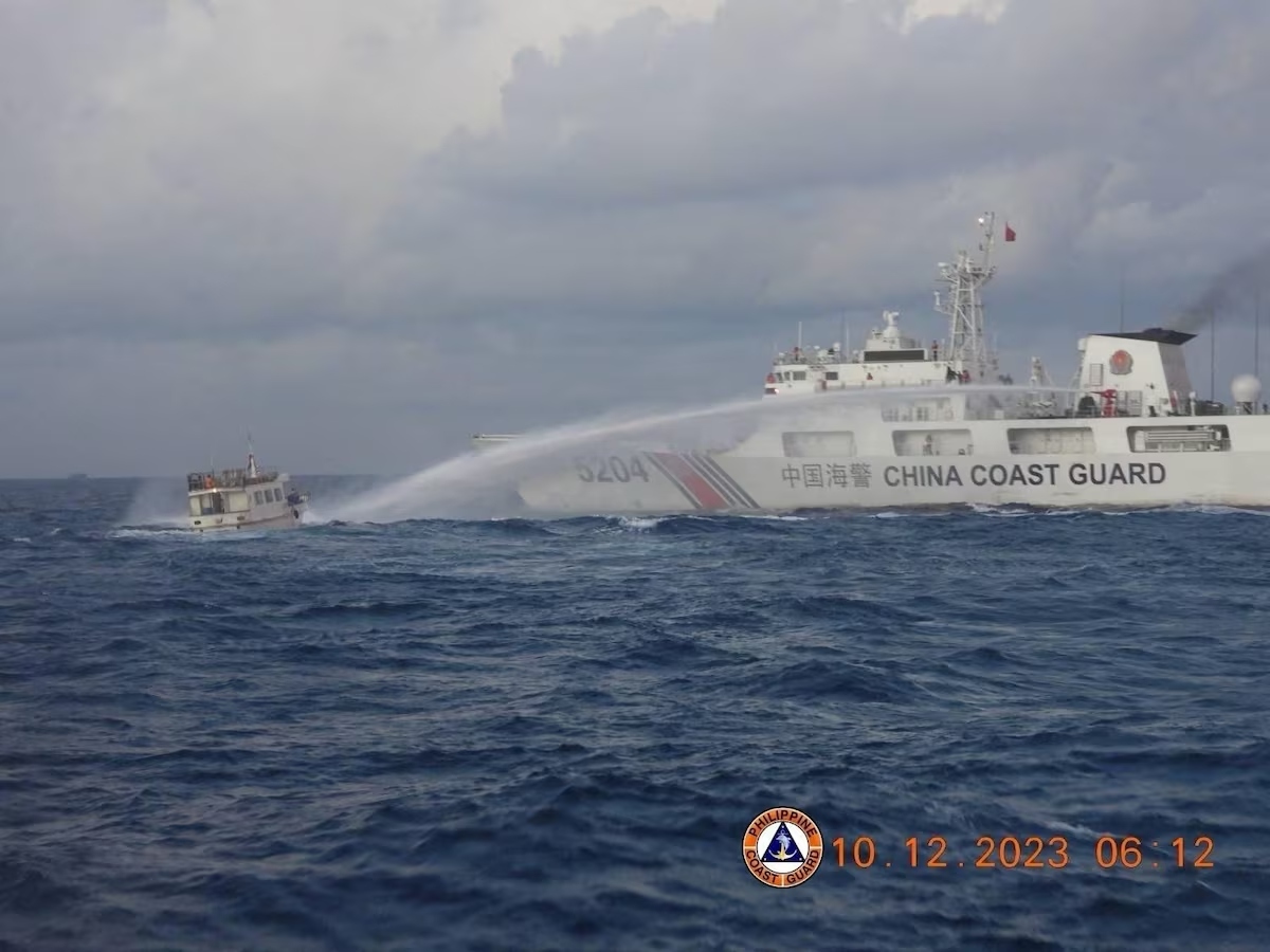 Manila said last week it had dispatched its coast guard to Sandy Cay after state media reports showed Chinese coast guard personnel arriving on Sandy Cay holding a Chinese flag. (REUTERS)