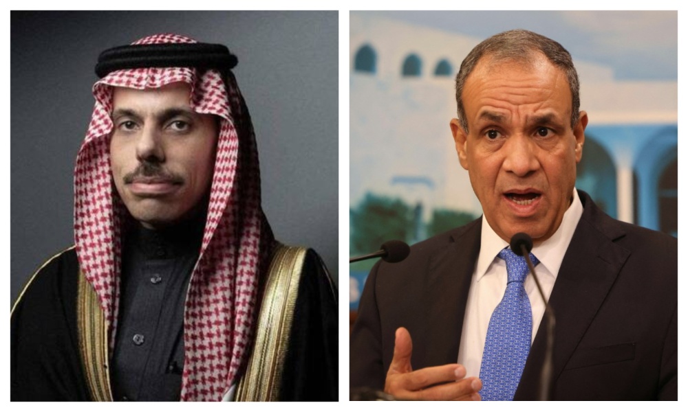 Saudi Foreign Minister Prince Faisal bin Farhan received a telephone call from his Egyptian counterpart Badr Abdelatty on Monday. (File/AFP)