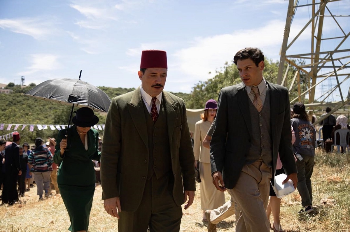 Dhafer L'Abidine and Karim Daoud Anaya in 'Palestine 36.' (Supplied)