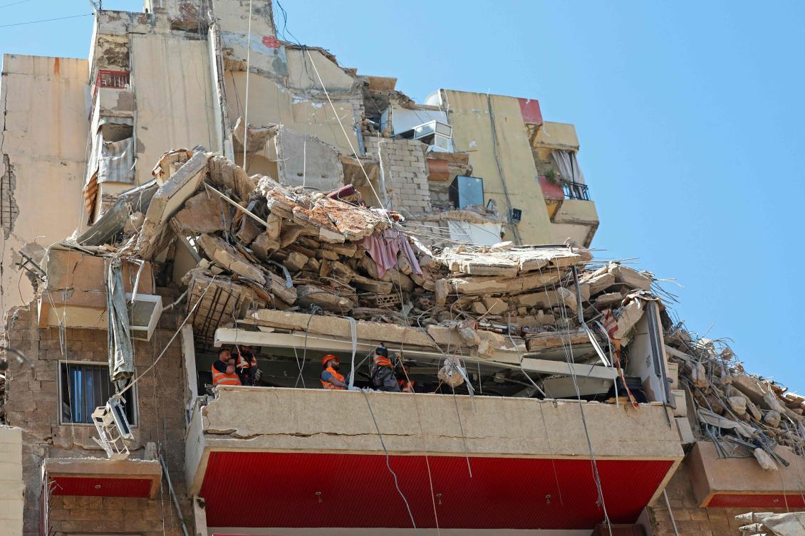 Israel on May 6 struck Beirut's southern suburbs in the first such attack in nearly a month, killing a senior Hezbollah commander from its elite Radwan force. (AFP)