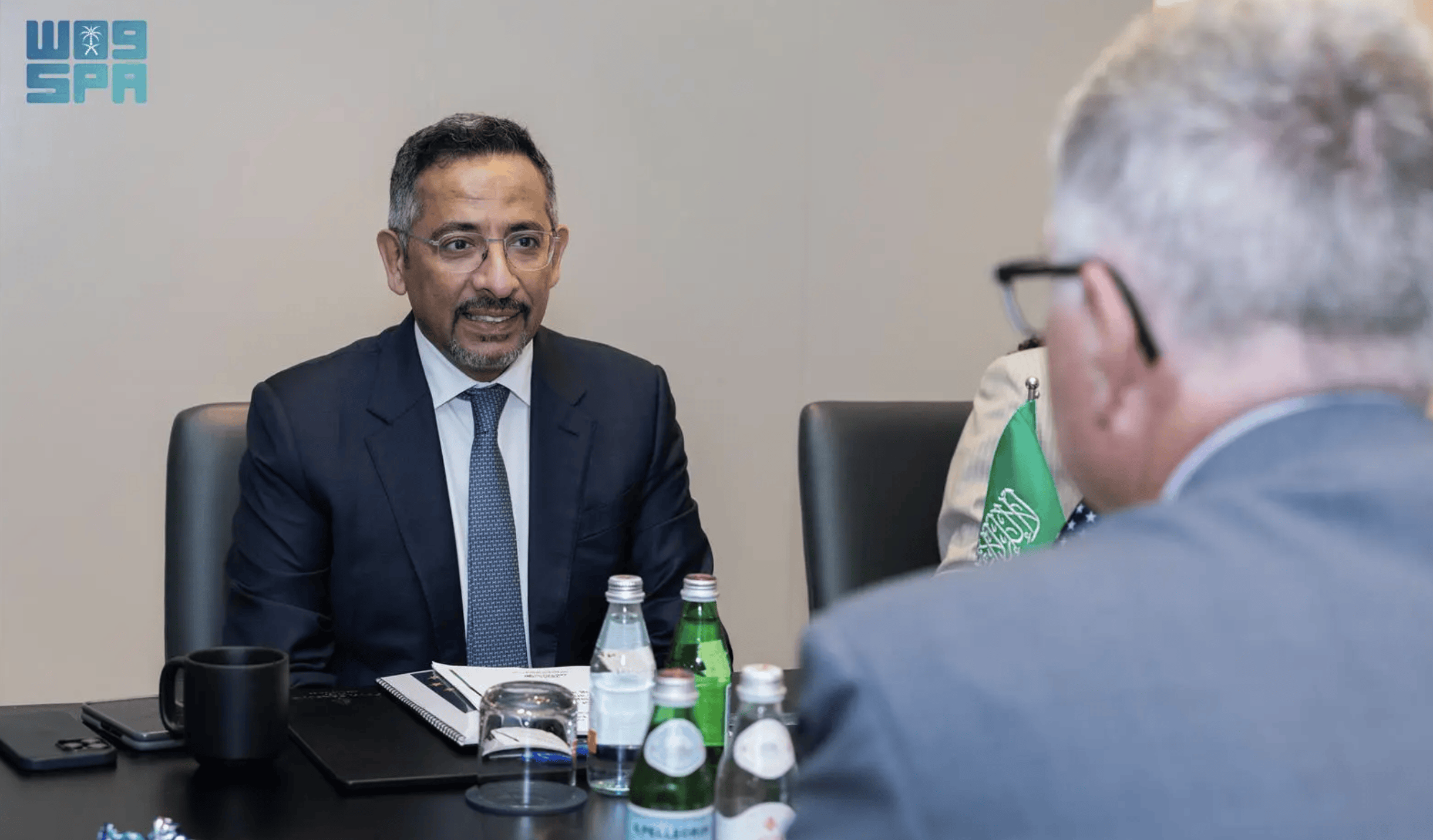 Minister of Industry and Mineral Resources Bandar bin Ibrahim Alkhorayef held a multilateral meeting with senior executives from US firms DCVC and Tidal Metals. SPA