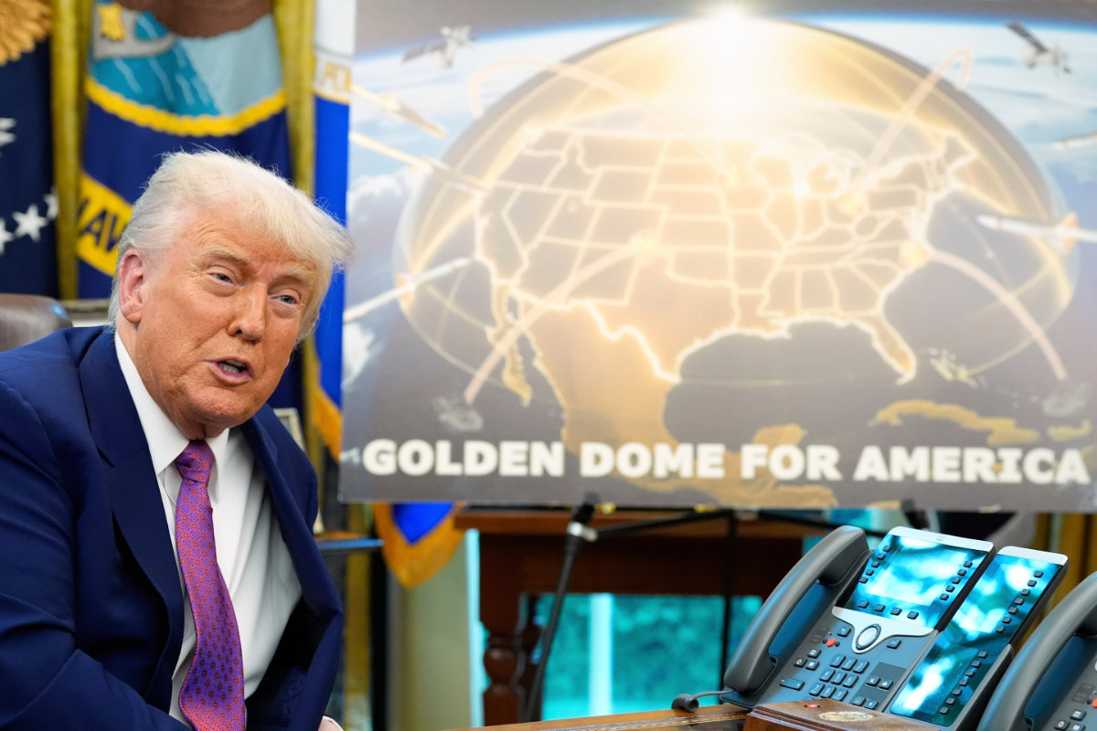 The futuristic system was ordered by Trump in an executive order during his first week in office. (AP)