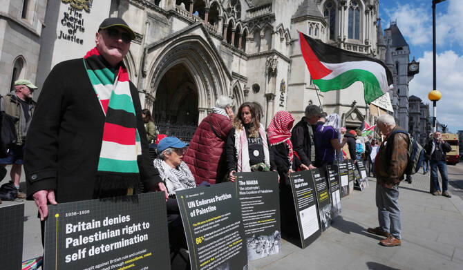 A UN human rights expert warned on Wednesday that new protest restrictions in the UK risked undermining fundamental democratic freedoms. (AP/File Photo)
